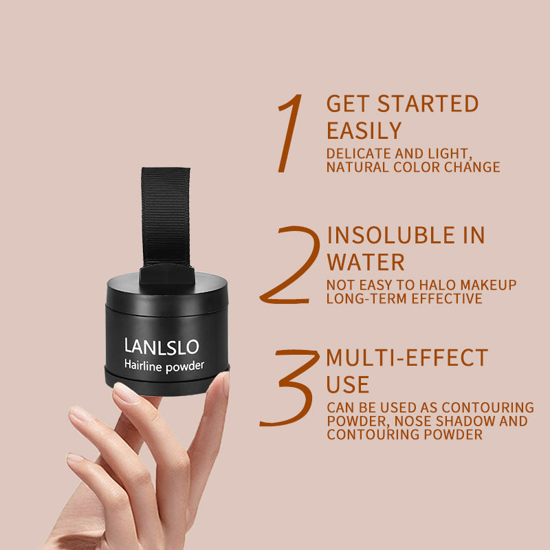 LANLSLO Hairline Cream is a miraculous hair regrowth tool that prevents shadows and helps with contouring