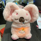 Soothing breathing Koala newborn baby sound and light soothing doll, lullab-down magic tool, early education story machine, music toy