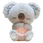Soothing breathing Koala newborn baby sound and light soothing doll, lullab-down magic tool, early education story machine, music toy