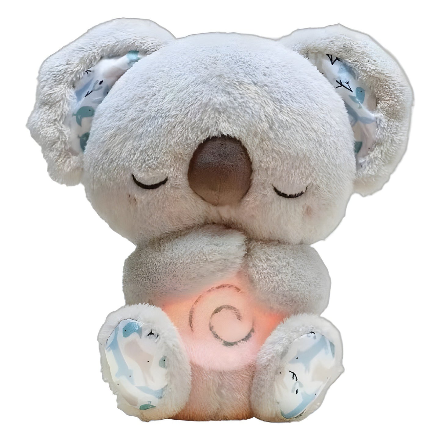 Soothing breathing Koala newborn baby sound and light soothing doll, lullab-down magic tool, early education story machine, music toy