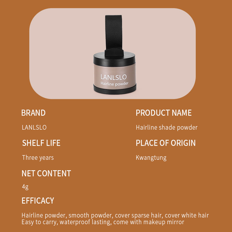 LANLSLO Hairline Cream is a miraculous hair regrowth tool that prevents shadows and helps with contouring