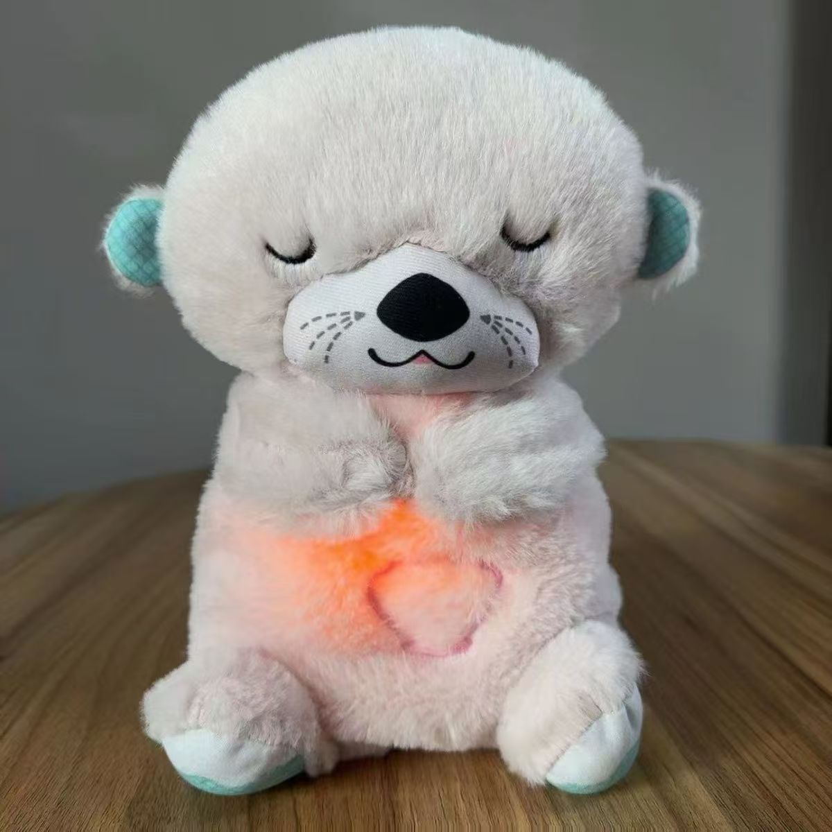 Soothing breathing Koala newborn baby sound and light soothing doll, lullab-down magic tool, early education story machine, music toy