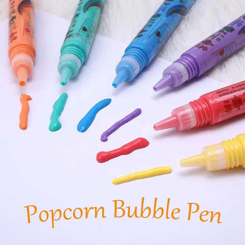 3D Printing Bubble Pen Children Popcorn Pen Drawing