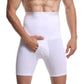 Direct supply men's belly tightening pants, high-waisted solid color stretch men's shaping pants