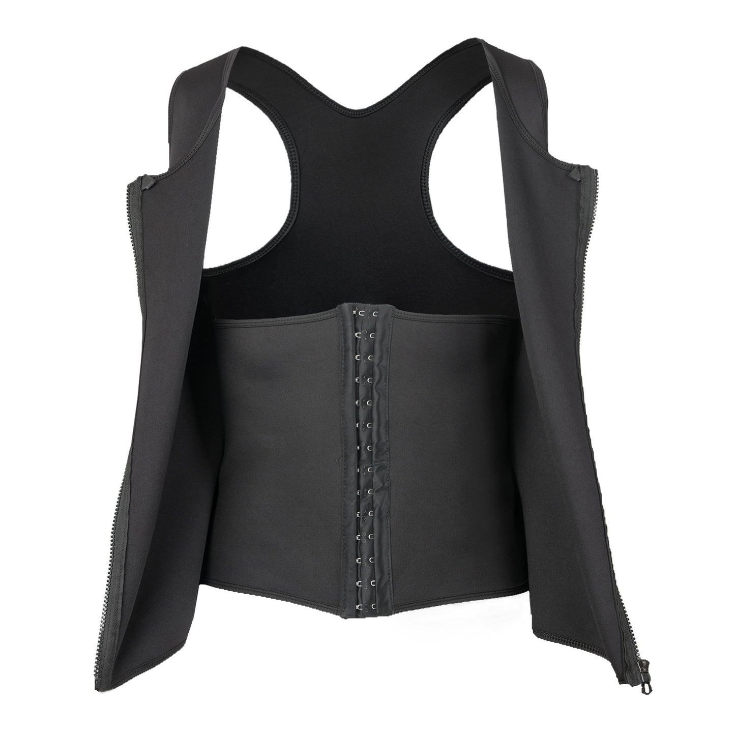 Men's plus-size sauna suit waistcoat corset neoprene bodysuit shapewear