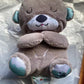 Soothing breathing Koala newborn baby sound and light soothing doll, lullab-down magic tool, early education story machine, music toy