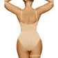 Plus-size thong, seamless body-shaping garment, halter top, abdominal cinching corset, and body-shaping jumpsuit
