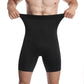 Direct supply men's belly tightening pants, high-waisted solid color stretch men's shaping pants