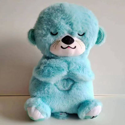 Soothing breathing Koala newborn baby sound and light soothing doll, lullab-down magic tool, early education story machine, music toy